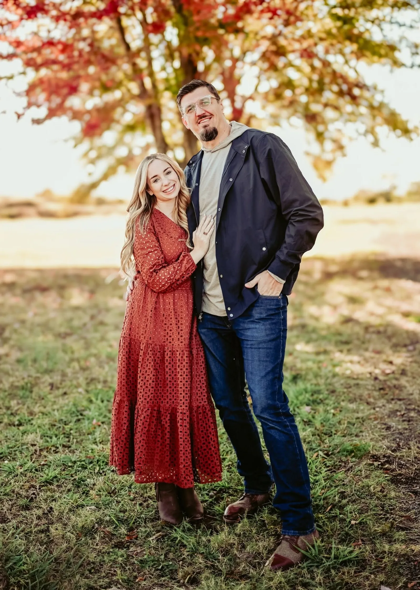Fabio Nass and his wife in the Arkansas River Valley